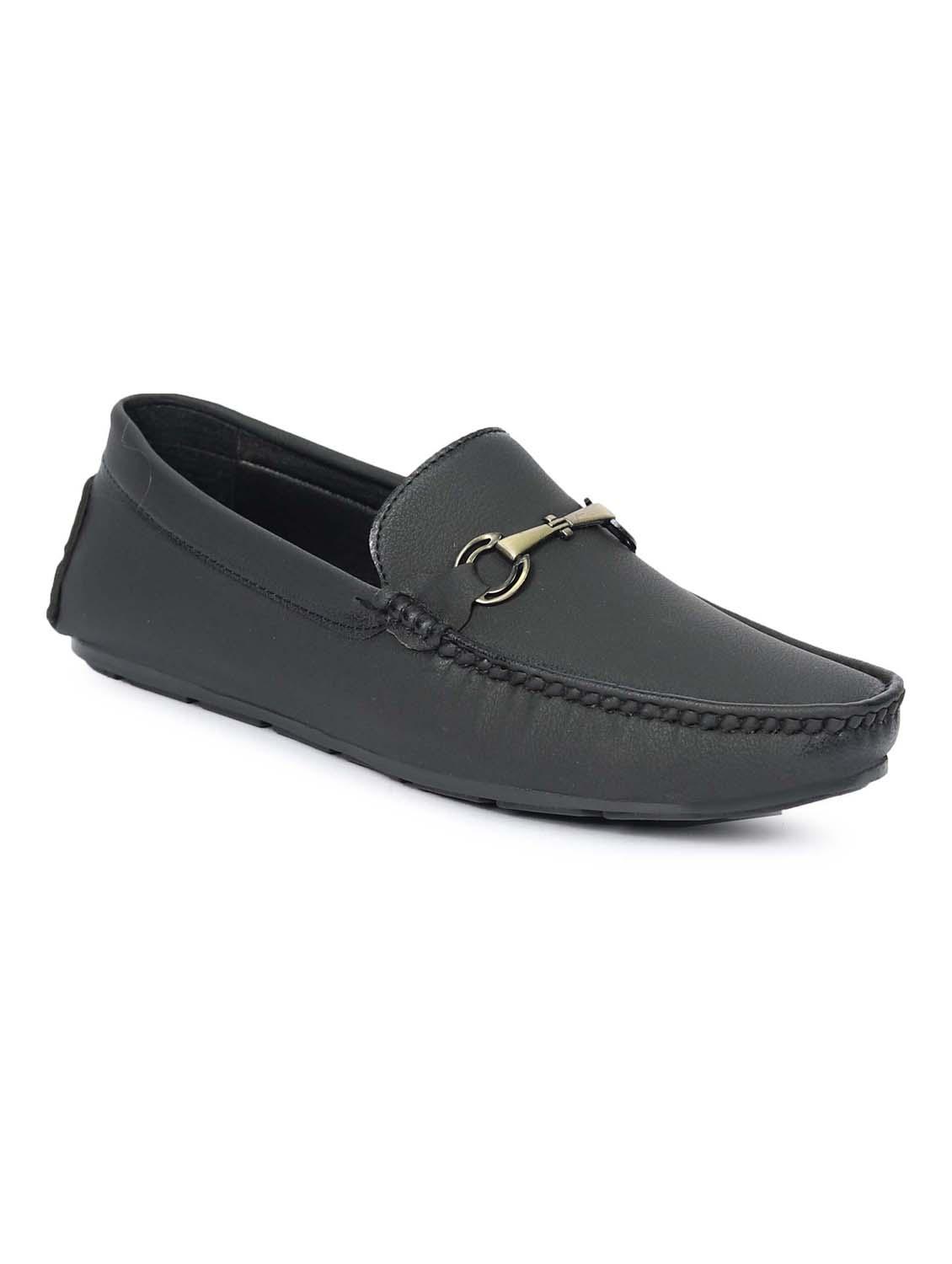 men black slip on horsebit loafer - 21988271 - Standard Image - 4