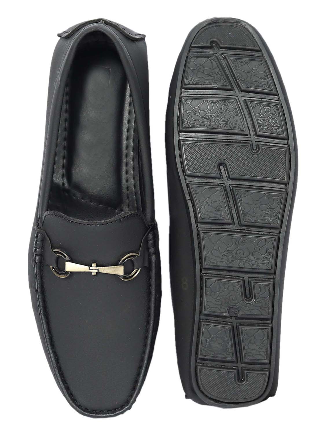 men black slip on horsebit loafer - 21988271 - Standard Image - 6
