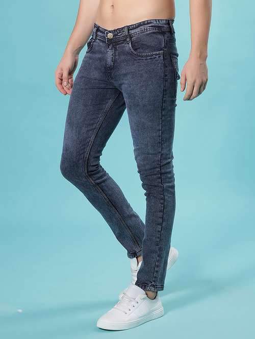 men washed mid rise full length jean - 21988467 -  Standard Image - 0