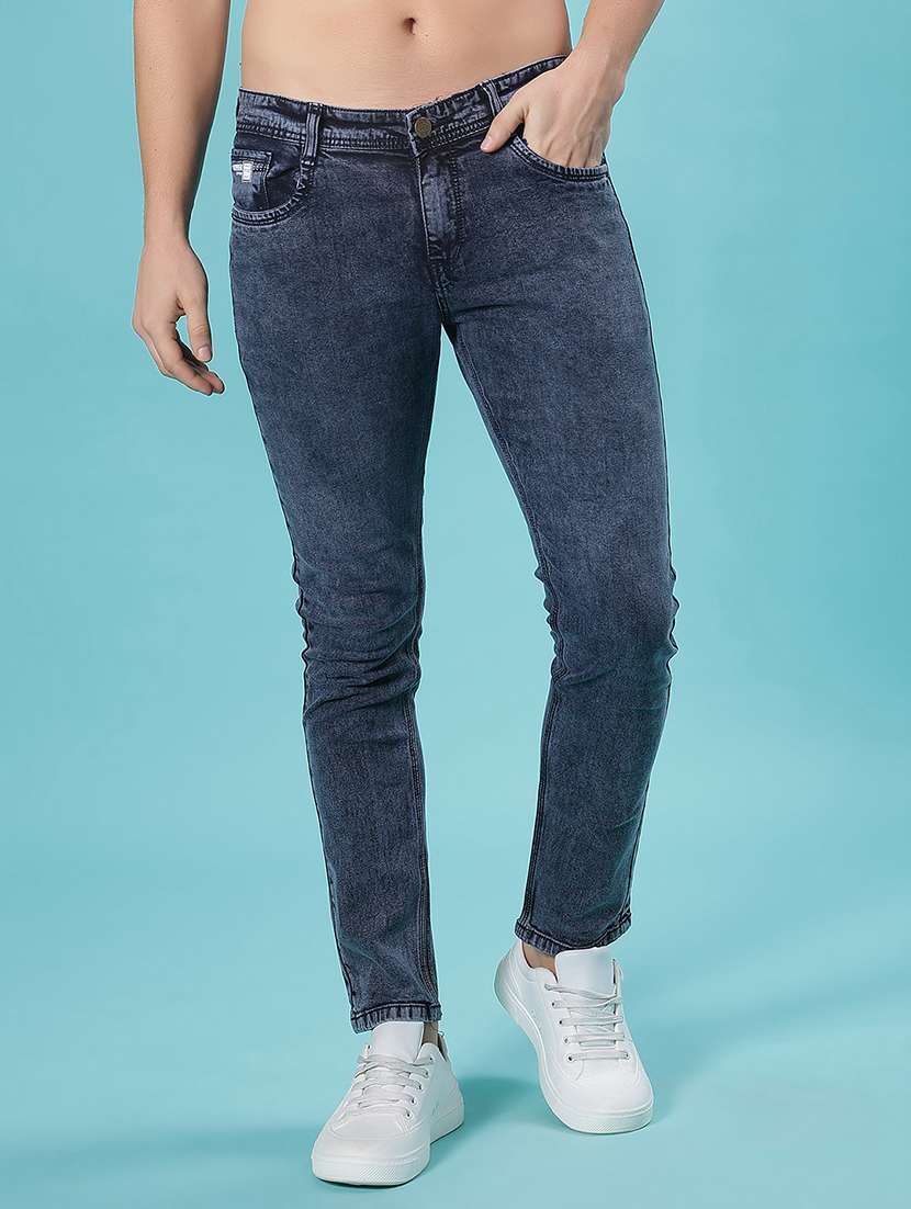 men washed mid rise full length jean - 21988467 -  Standard Image - 1