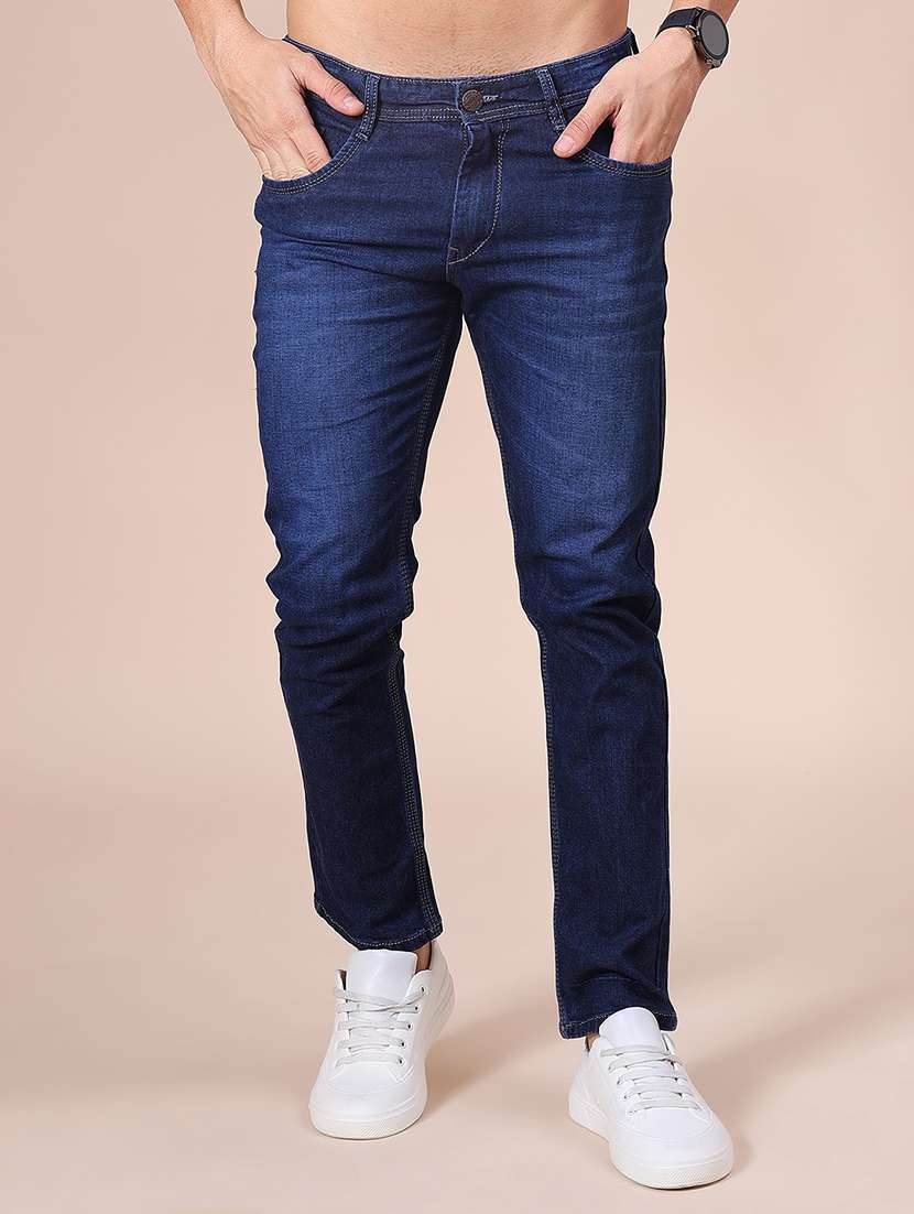 men washed mid rise full length jean - 21988469 -  Standard Image - 1