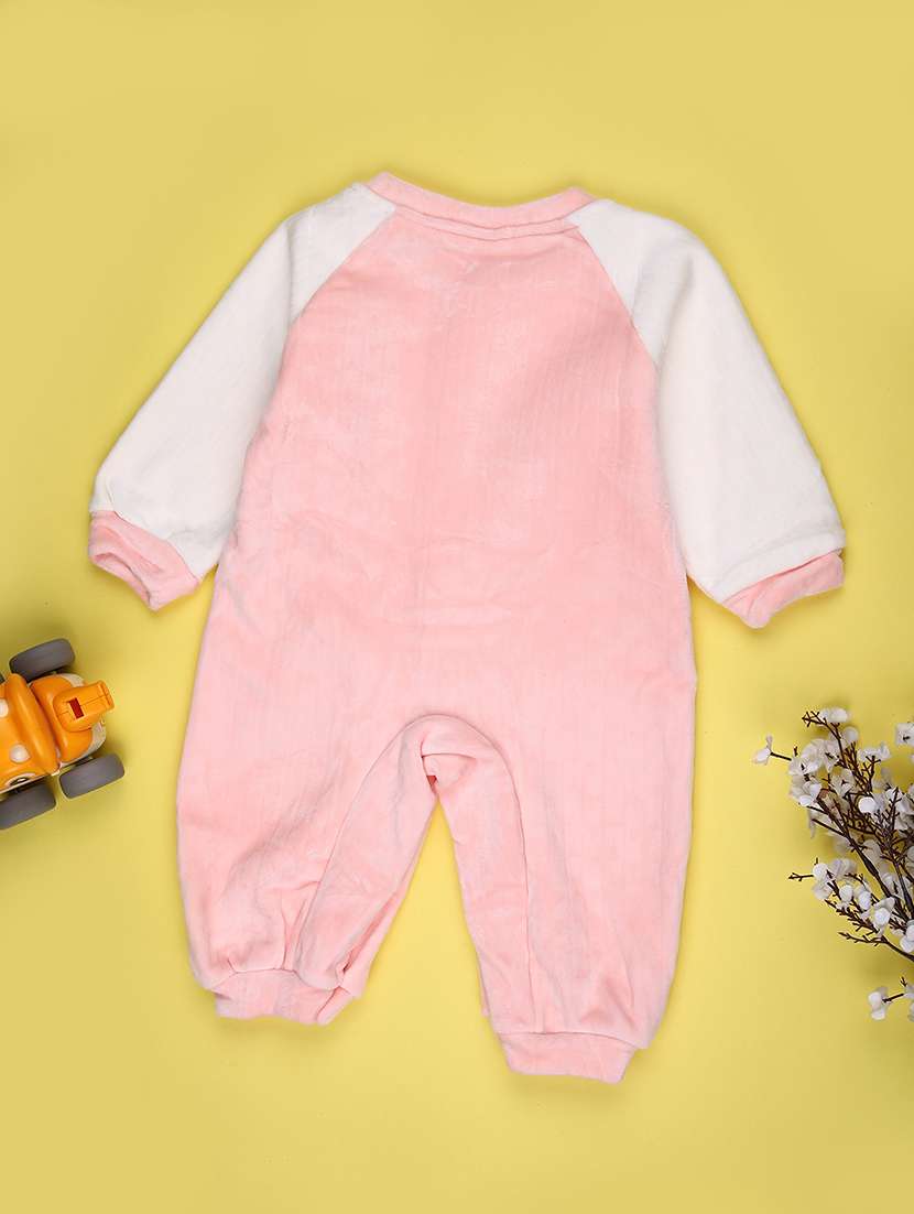 kids color blocked long sleeve romper - 21988549 -  Standard Image - 1