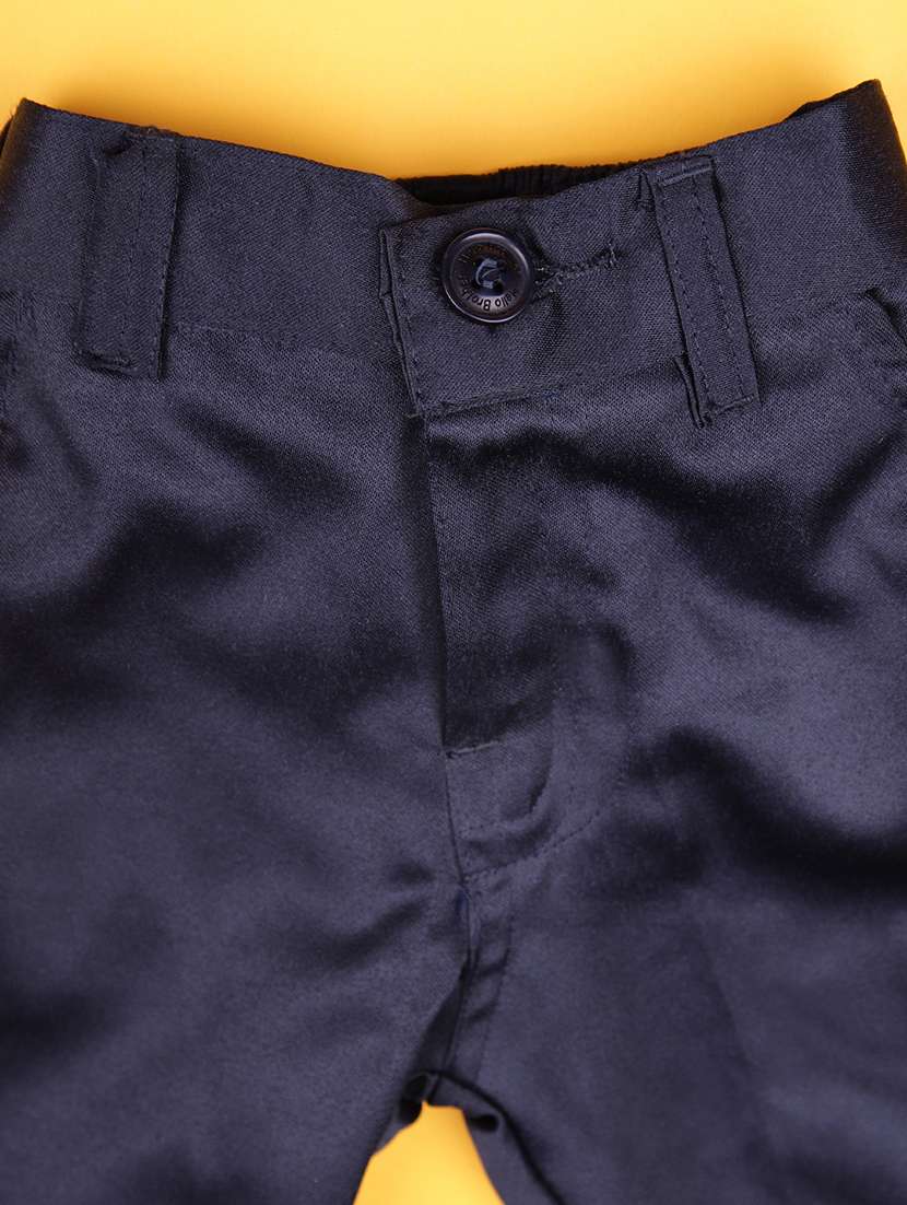 boys self design trouser & shirt with waist coat set - 21988581 -  Standard Image - 4