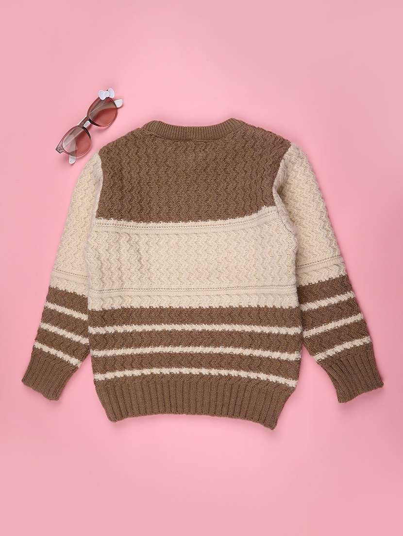 boys self designed long sleeve sweater - 21988610 -  Standard Image - 1