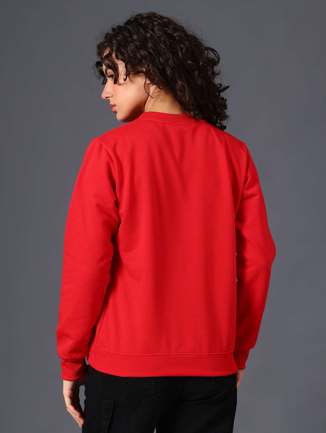 women printed long sleeve sweatshirt - 21988614 -  Standard Image - 4