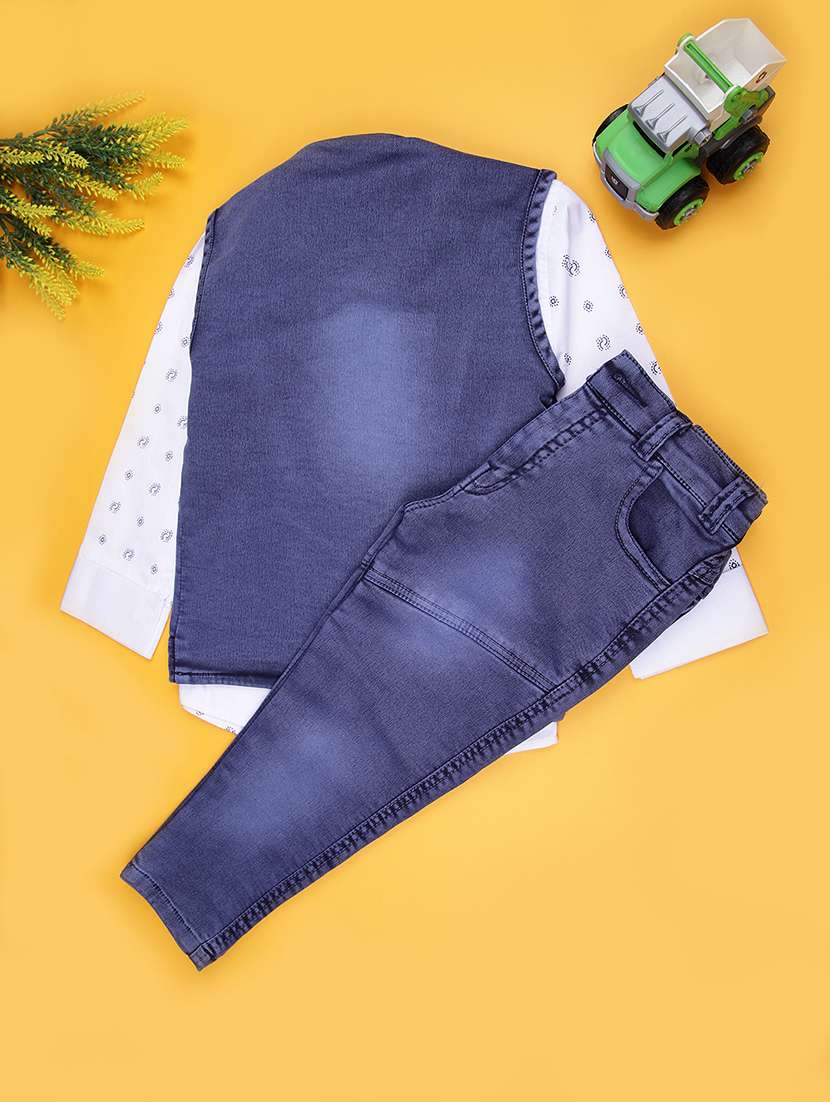 boys printed long sleeve full length set - 21988623 -  Standard Image - 1