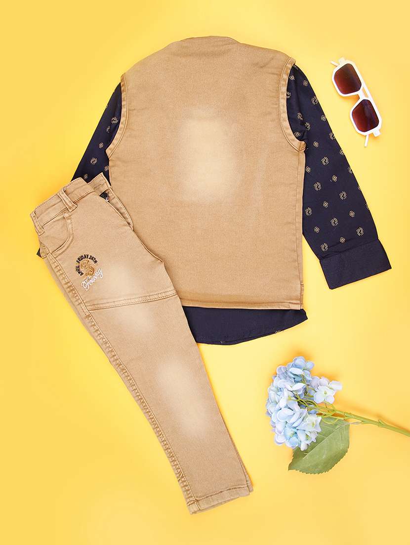 boys printed long sleeve full length set - 21988624 -  Standard Image - 1