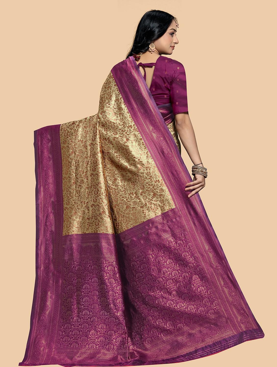 women self design banarasi saree with blouse - 21988692 -  Standard Image - 1