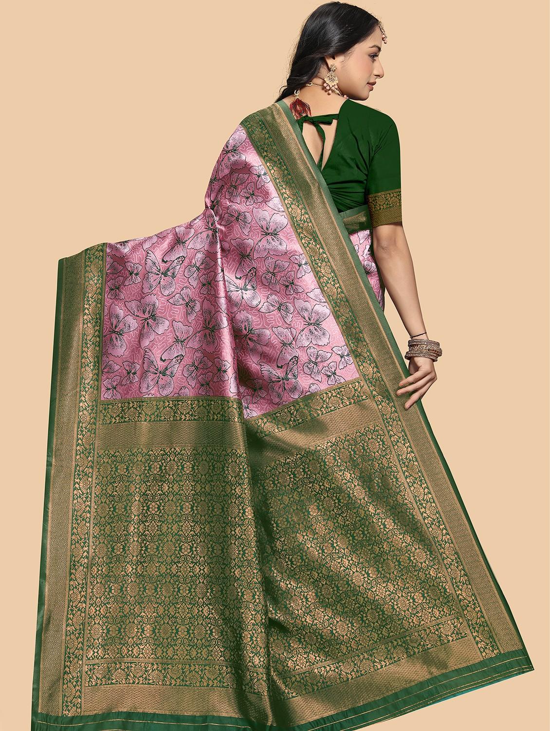 women self design banarasi saree with blouse - 21988694 - Standard Image - 1