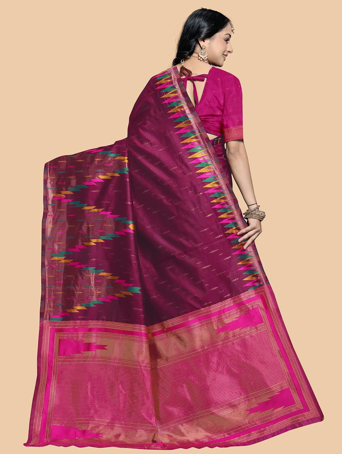 women self design banarasi saree with blouse - 21988695 -  Standard Image - 1