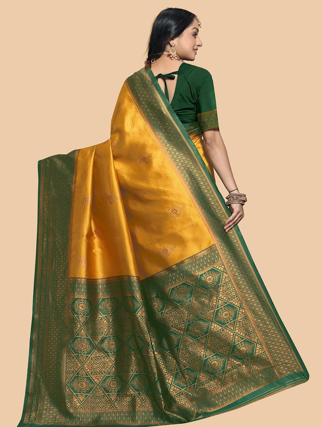women self design banarasi saree with blouse - 21988696 - Standard Image - 1