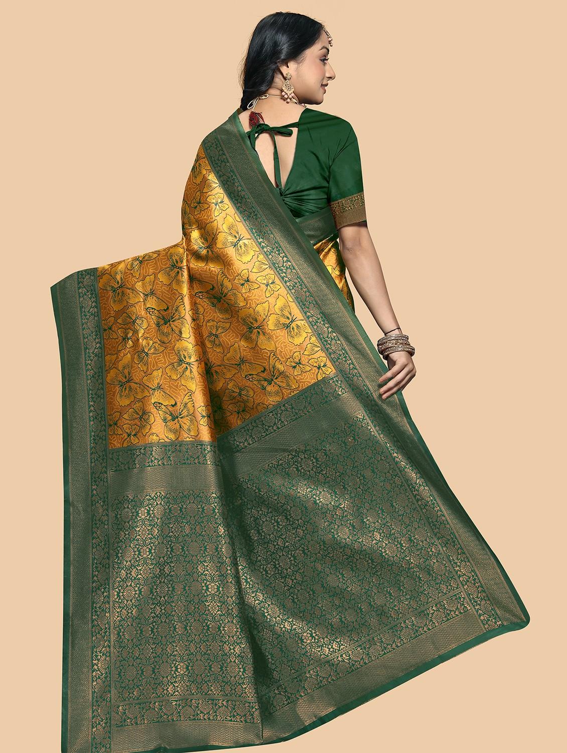 women self design banarasi saree with blouse - 21988700 -  Standard Image - 1