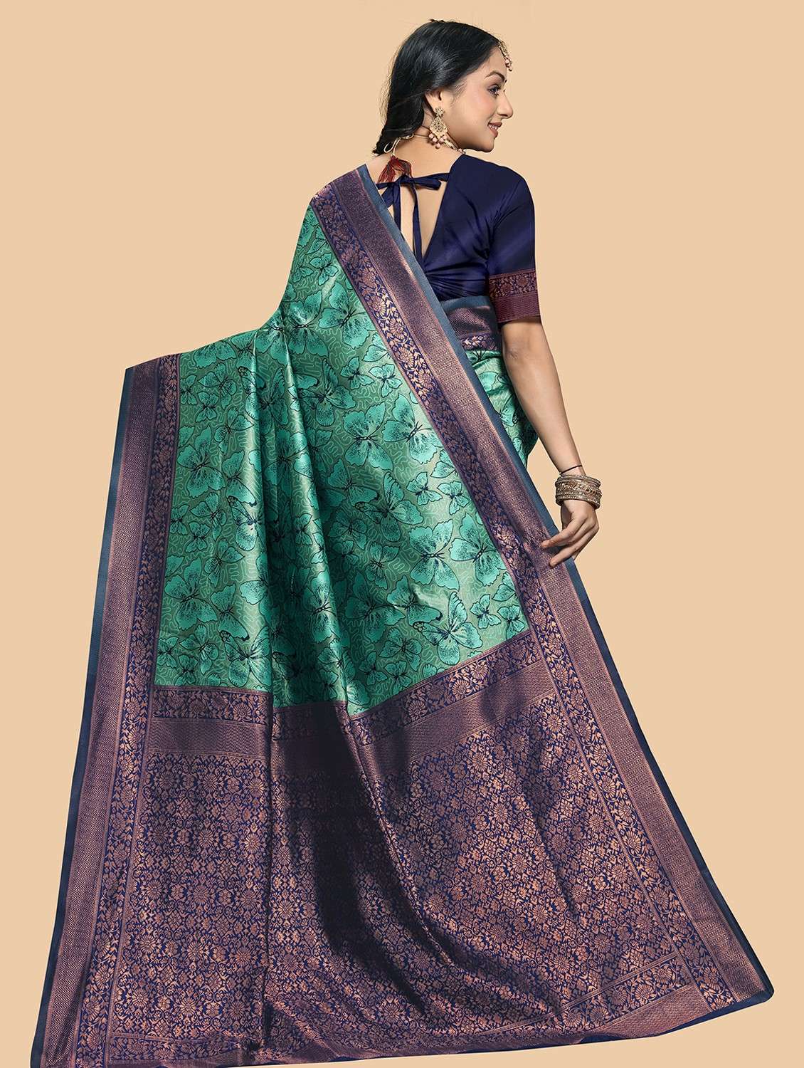 women self design banarasi saree with blouse - 21988701 -  Standard Image - 1