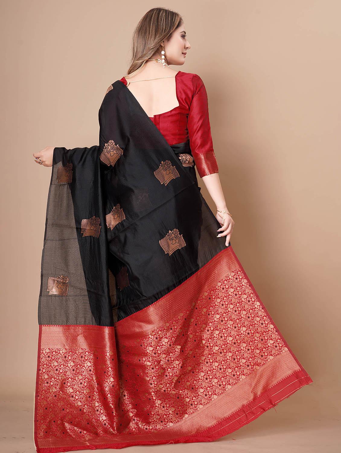 women self design banarasi saree with blouse - 21988708 -  Standard Image - 1