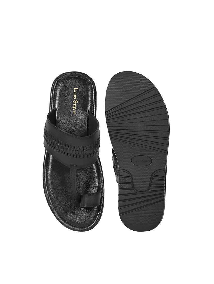 men solid toe separator sandal - 21988807 -  Standard Image - 4