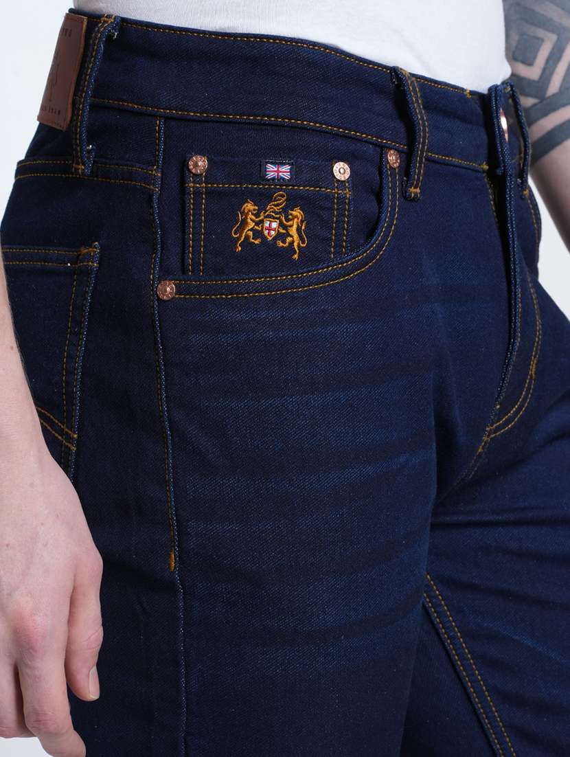 men washed mid rise full length jeans - 21988823 -  Standard Image - 4