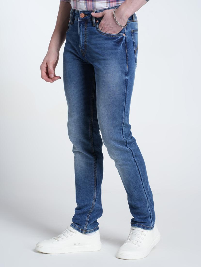 men washed mid rise full length jeans - 21988829 - Standard Image - 1