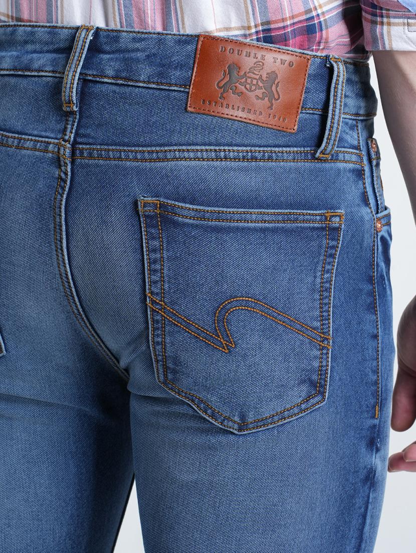men washed mid rise full length jeans - 21988829 - Standard Image - 4