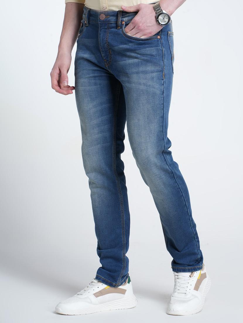 men washed mid rise full length jeans - 21988847 -  Standard Image - 1