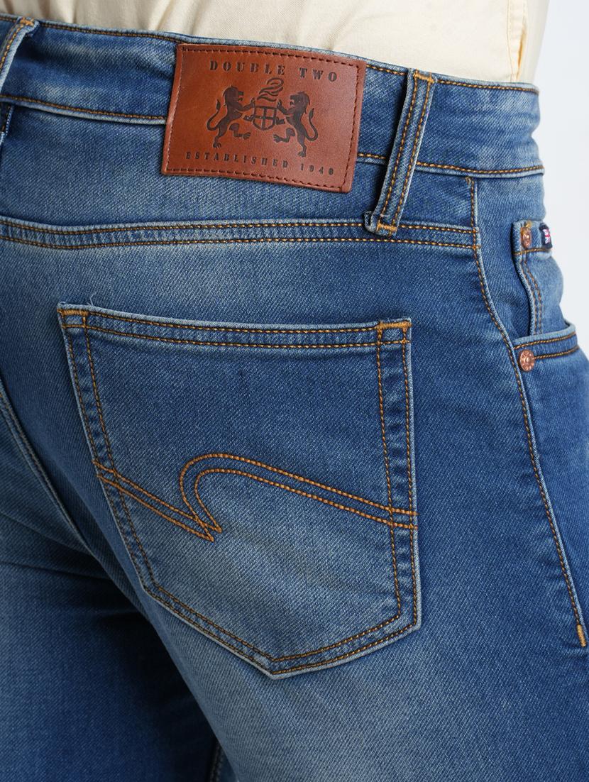 men washed mid rise full length jeans - 21988847 - Standard Image - 4