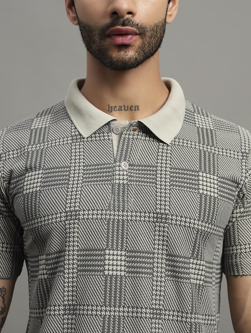 grey cotton blend all over print tshirt - 21988958 - Standard Image - 4