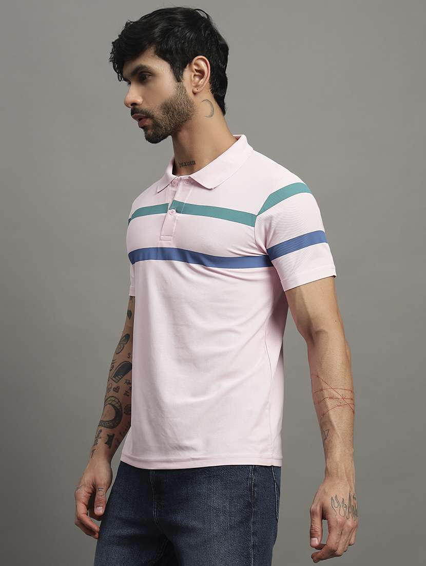 pink cotton blend all over print tshirt - 21988961 -  Standard Image - 1