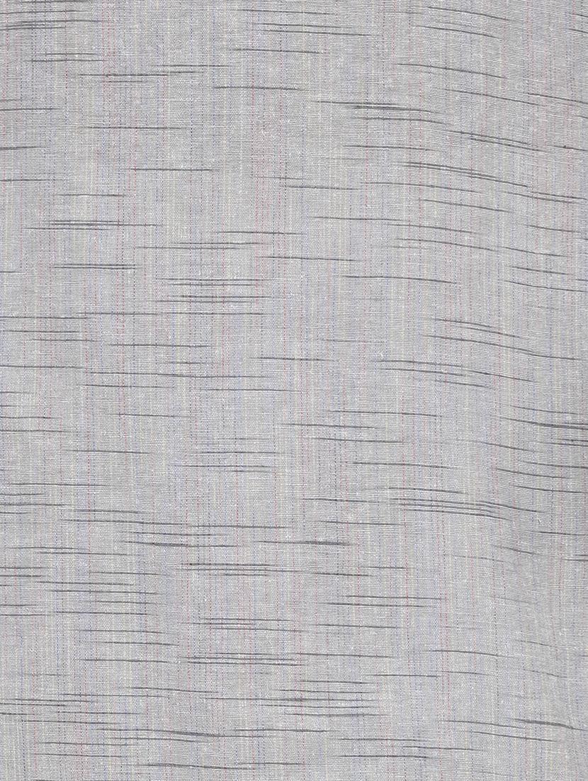 men melange mandarin neck long kurta - 21989364 - Standard Image - 6
