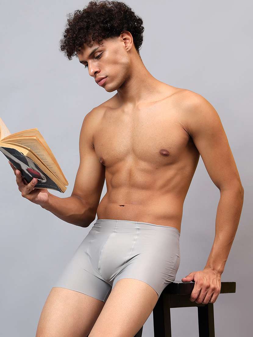 men solid low rise trunks brief - 21989409 -  Standard Image - 1