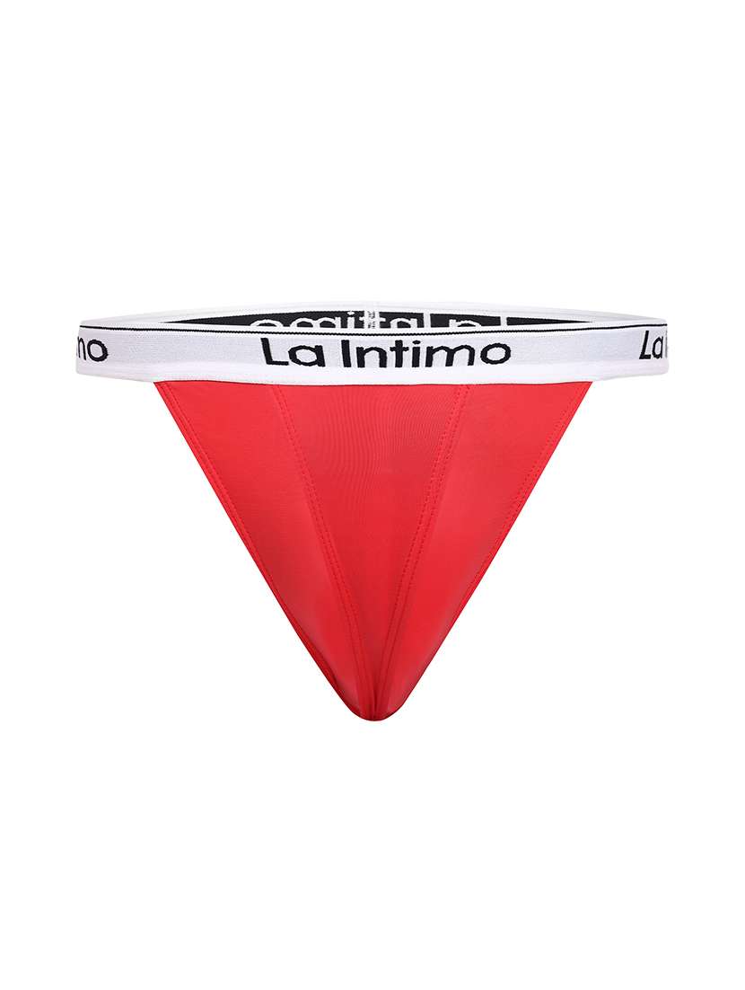 men solid low rise thongs brief - 21989428 -  Standard Image - 4