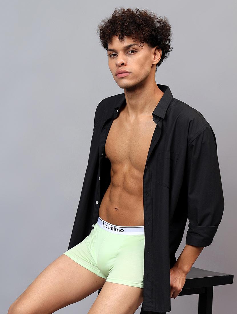 men solid low rise trunk brief - 21989433 - Standard Image - 4