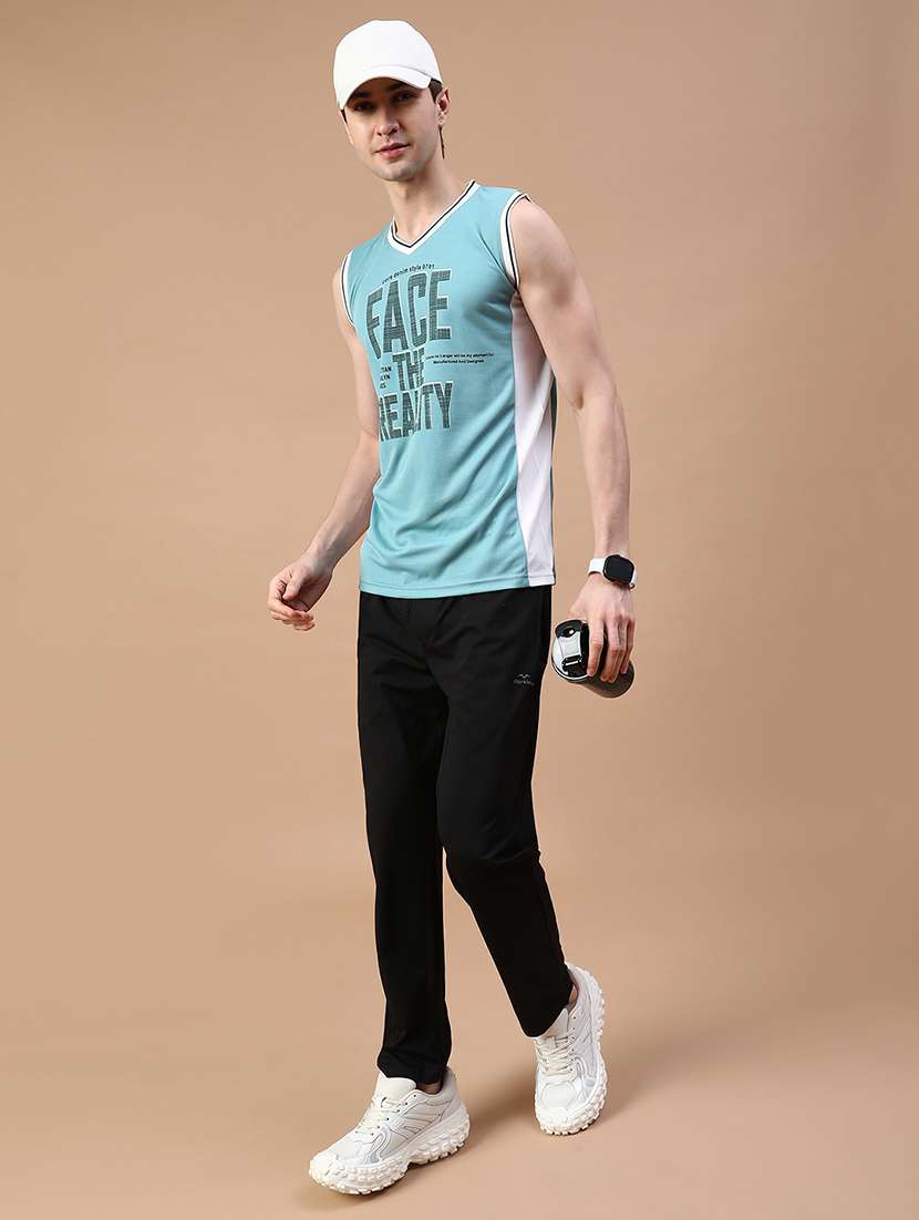 men typographic print round neck t-shirt - 21989471 -  Standard Image - 4