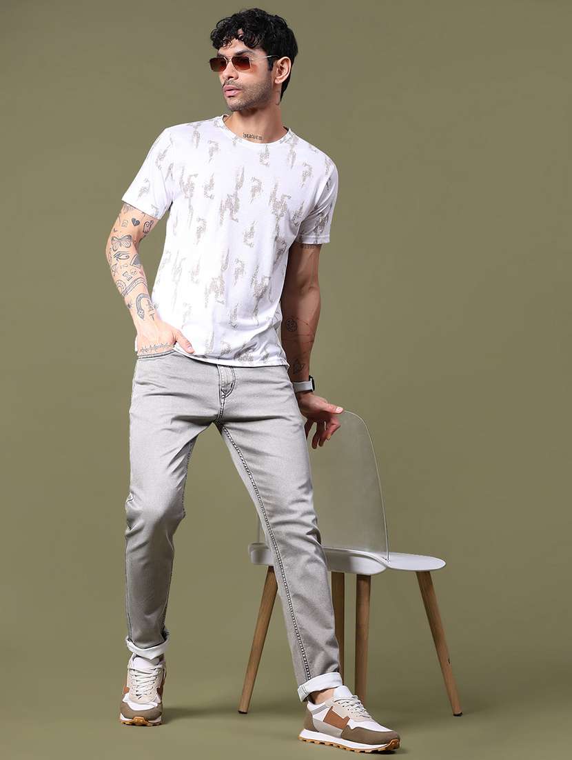 men printed short sleeve regular fit polo t-shirt - 21989476 -  Standard Image - 4