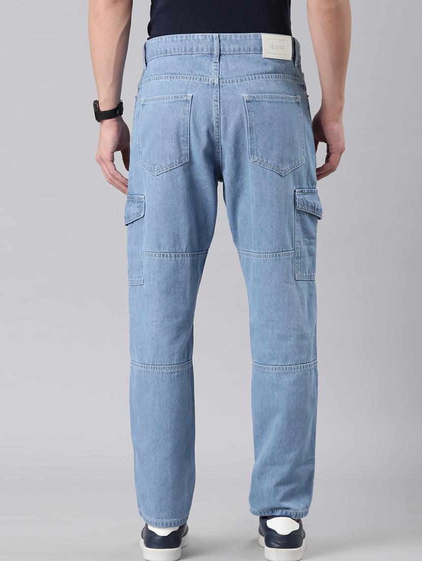 blue denim cargos - 21989518 - Standard Image - 4