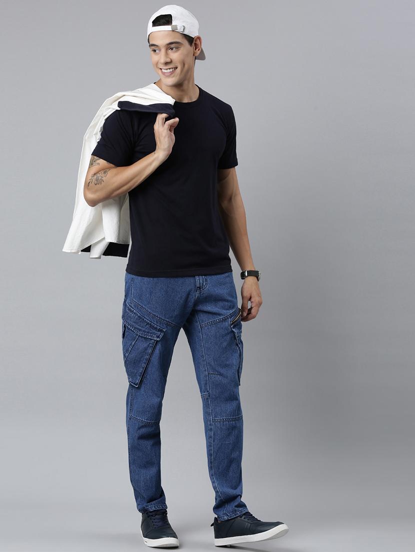 blue denim cargos - 21989521 - Standard Image - 6