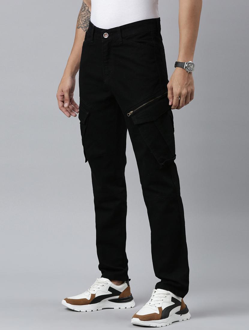 black denim cargos - 21989523 - Standard Image - 1