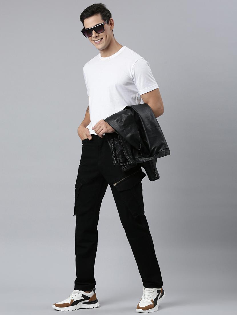 black denim cargos - 21989523 - Standard Image - 6