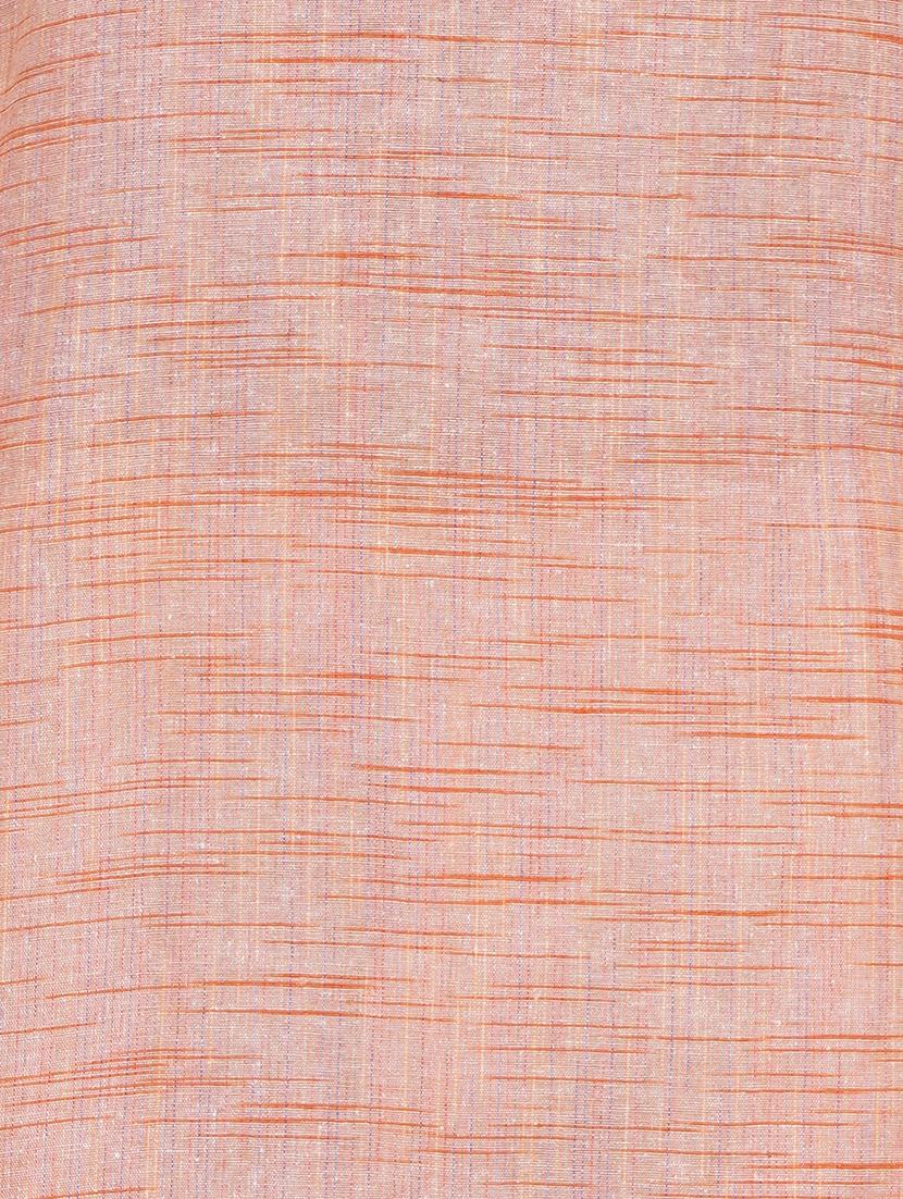 men melange mandarin neck long kurta - 21989524 - Standard Image - 6