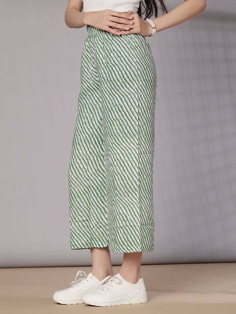 women printed mid rise palazzo - 21989798 -  Standard Image - 1