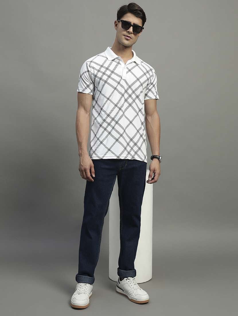 men printed short sleeve regular fit polo t-shirt - 21989835 -  Standard Image - 4