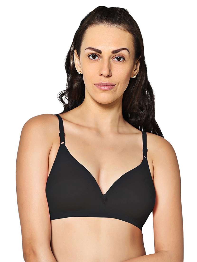 women pack of 2 solid non padded bra - 21990797 -  Standard Image - 4