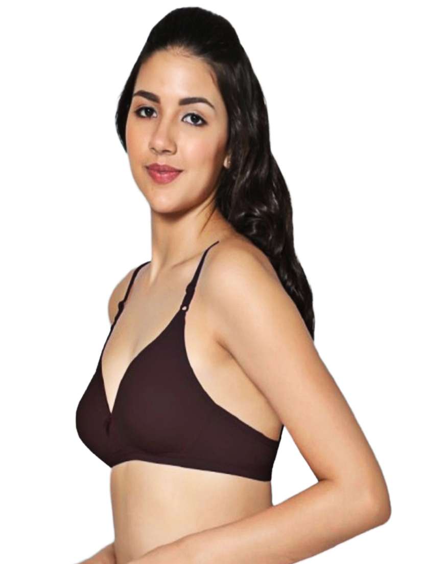 women pack of 2 solid non padded bra - 21990811 -  Standard Image - 1