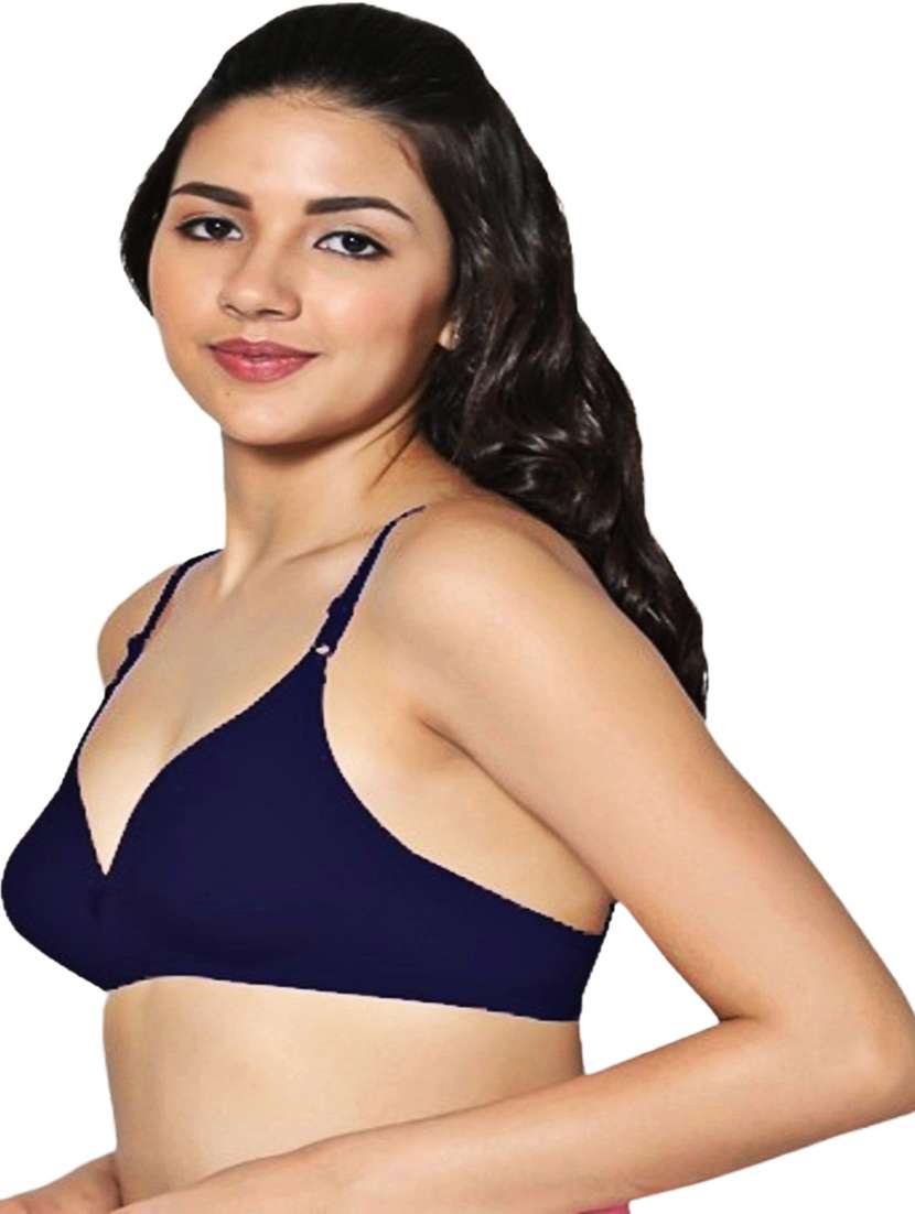 women pack of 2 solid non padded bra - 21990838 -  Standard Image - 4