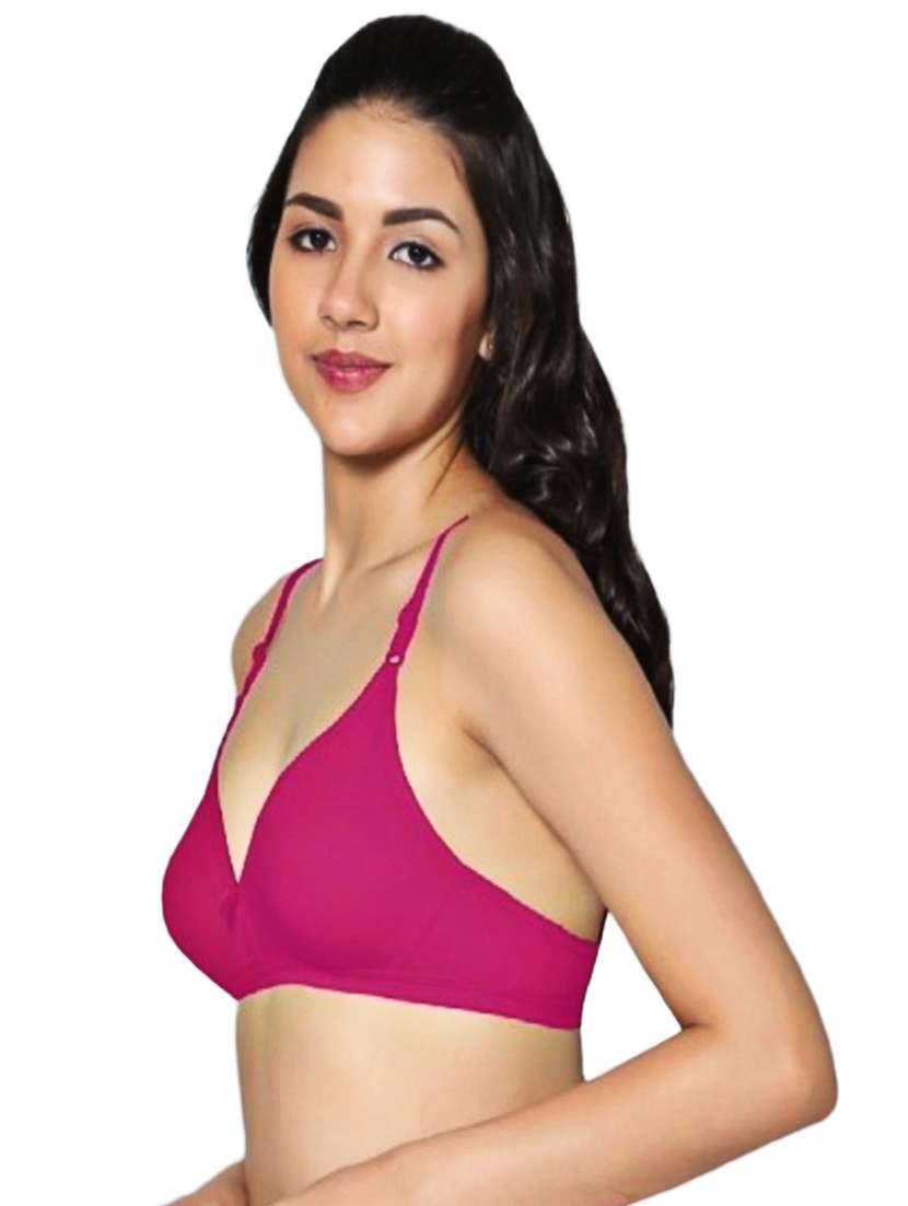 women pack of 2 solid non padded bra - 21990843 -  Standard Image - 1