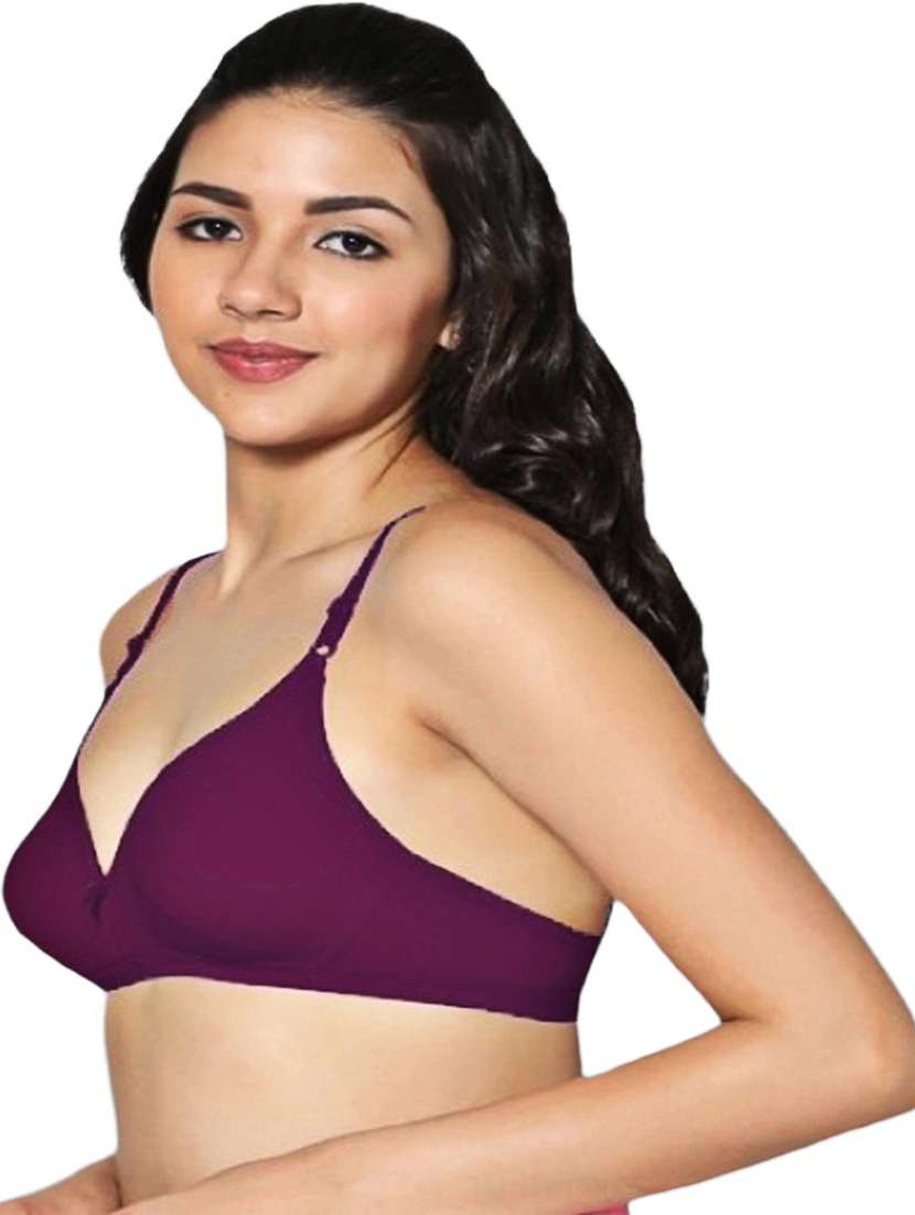 women pack of 2 solid non padded bra - 21990843 -  Standard Image - 4