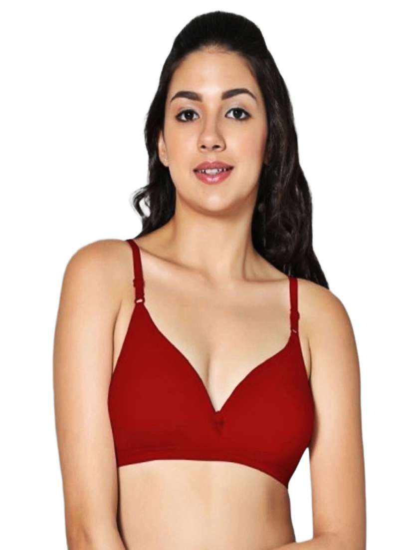women pack of 2 solid non padded bra - 21990849 -  Standard Image - 1