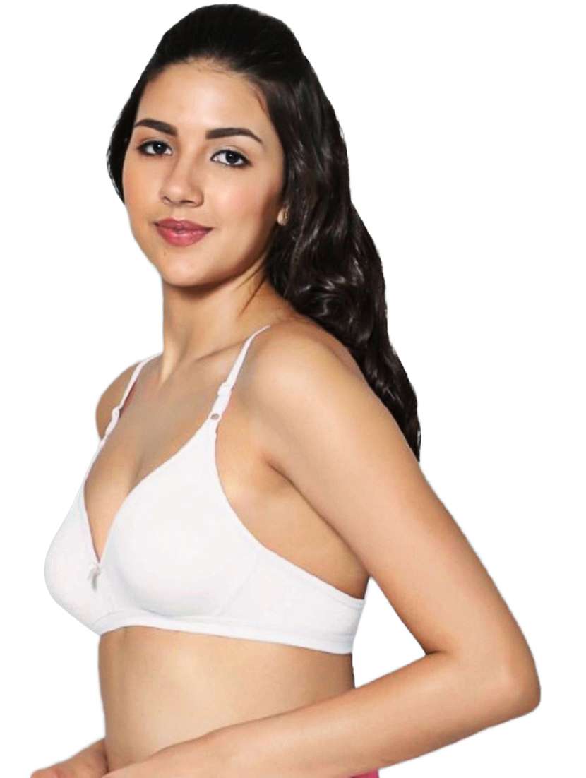 women pack of 2 solid non padded bra - 21990853 -  Standard Image - 4