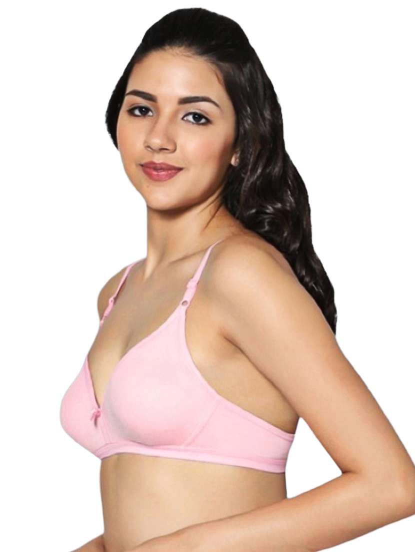 women pack of 2 solid non padded bra - 21990877 -  Standard Image - 4