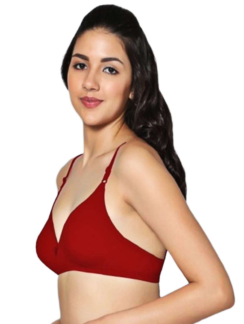 women pack of 2 solid non padded bra - 21990896 -  Standard Image - 1