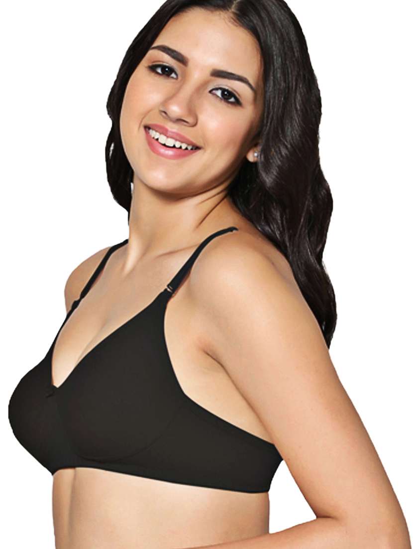 women pack of 2 solid lightly padded bra - 21990908 -  Standard Image - 4