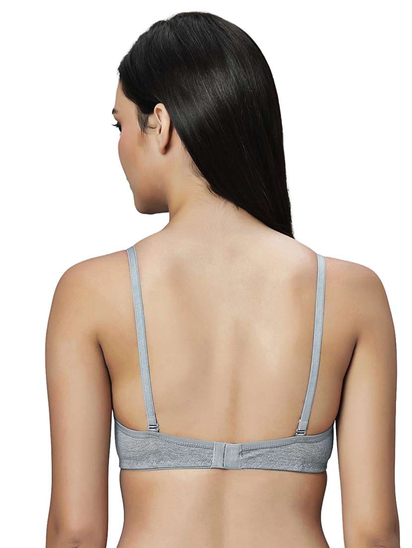 women solid lightly padded t-shirt bra - 21990927 -  Standard Image - 1